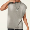 Custom workout tank top | 310GSM heavy weight 100% cotton with acid washed sleeveless gym top