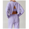 Custom Athleisure Hoodies | Loose Casual open back cotton Top