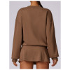 Custom V-neck Hoodies | Soft long sleeves Athleisure tops for women