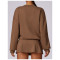 Custom V-neck Hoodies | Soft long sleeves Athleisure tops for women