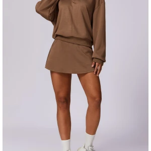 Custom V-neck Hoodies | Soft long sleeves Athleisure tops for women