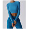Custom long-sleeve crop top |Customize Cotton Long Sleeve Tops For Women O-Neck Custom Long Sleeve