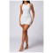 Custom short sleeves dresss | Athleisure removable padded short Fitness Dress