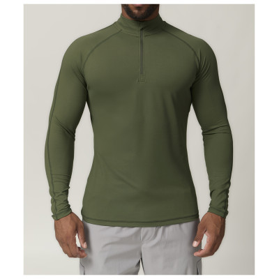 CustomDry Fit Long Sleeve Shirts| Polyester compression men gym long sleeves top s