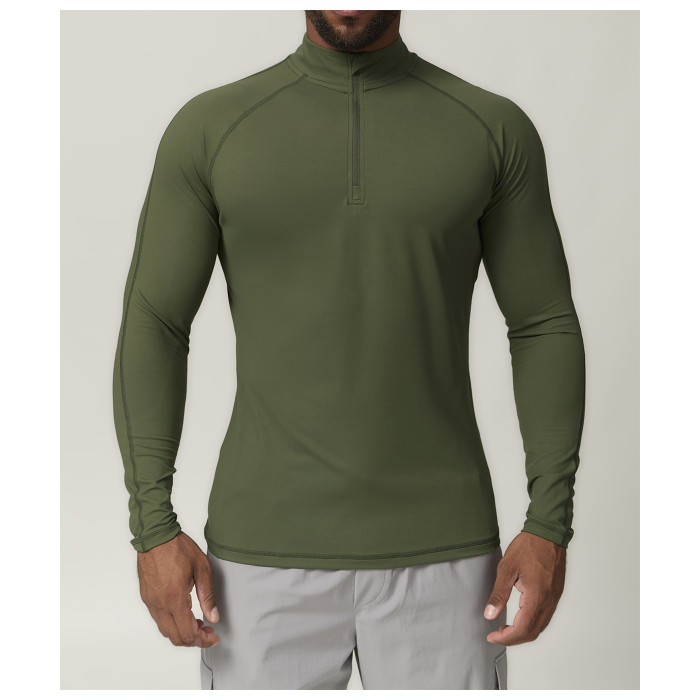 CustomDry Fit Long Sleeve Shirts| Polyester compression men gym long sleeves top s