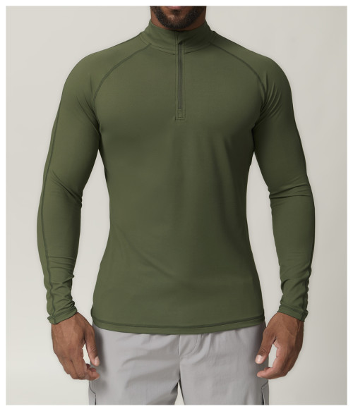 CustomDry Fit Long Sleeve Shirts| Polyester compression men gym long sleeves top s