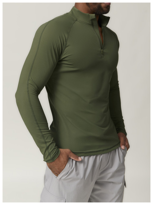 CustomDry Fit Long Sleeve Shirts| Polyester compression men gym long sleeves top s