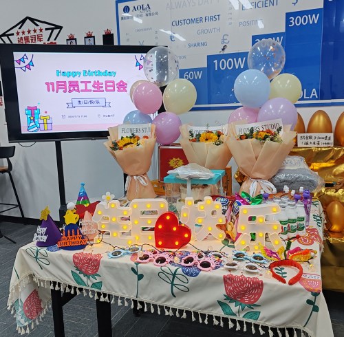 Fiesta de cumpleaños en noviembre de 2023