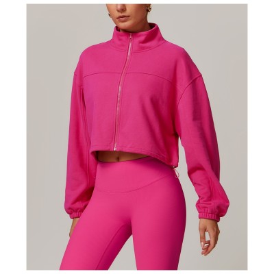 Custom Black Essentials Jacket| Sports Jacket Casual Loose Stand Collar Jacket