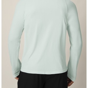 Custom Gym Shirt Quick Drying| Polyester Men Round Neck Sports Casual Outdoor Long Sleeve T-Shirt