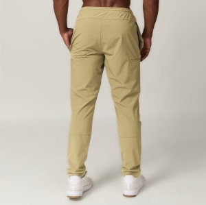 Custom Polyester Joggers Pants For Men|OEM Men Breathable Quick-Drying Casual Trousers For Running
