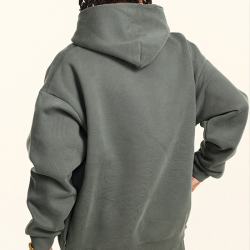 Custom mens hoodies  | 345gsm with Fleece Winter Sports Club Sweater Knit Hoodie