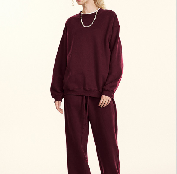 Custom Sweatpants And Hoodie Set  | Wholesale Autumn Sports Pants Cotton French Terry Tracksuits
