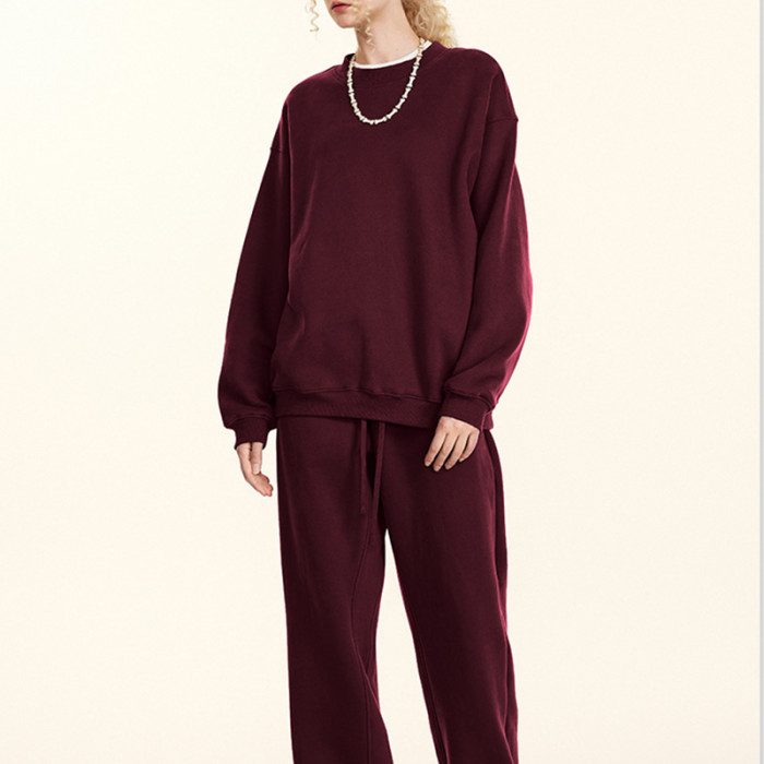 Custom Sweatpants And Hoodie Set  | Wholesale Autumn Sports Pants Cotton French Terry Tracksuits