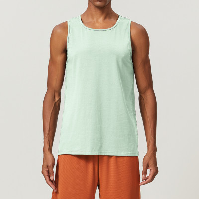 Custom Tank Tops Shirts men's|High Quality Cotton T-shirts Running Loose Fit Sleeveless Top Tanks