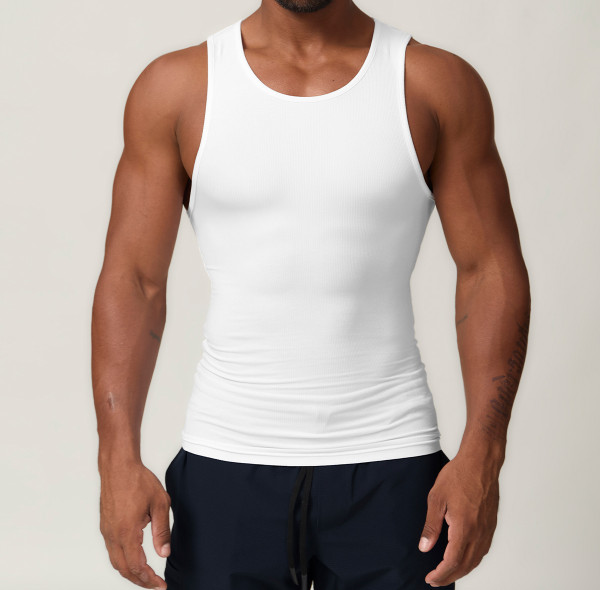 Custom Gym Stringer Tank Top  |Custom Lightweight Sleeveless Knitted Fitness OEM Logo Gym Polyester