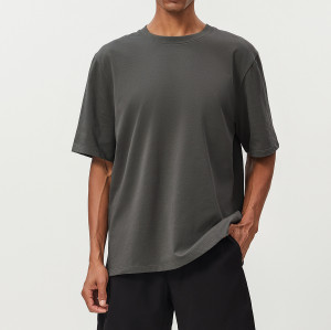 Custom Oversized T-shirt Men | Custom Logo Clothing Blank Breathable Cotton Unisex T-Shirts For Men
