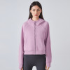 Custom Running Cropped Hoodie| Sports Fitness Loose Sweatshirt Outdoor Running Cropped Hoodie Women
