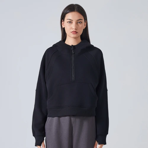 Custom Hoodies And Sweatshirts| Factory Wholesale Winter 80%Cotton 20%Polyester Women Hoodie Set