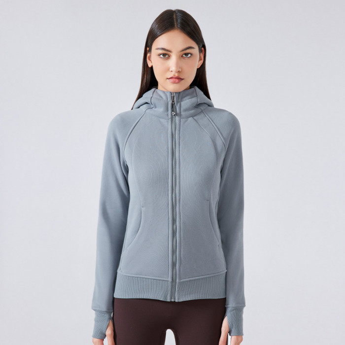 Custom Hoodies Women top| Custom Weight Long Sleeve Workout Tops Women Soccer Tracksuit