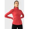 Custom Yoga Long Sleeve Top|Custom Logo Zipper Running Women's Jacket And Coat Yoga Long Sleeve Top
