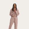 Custom Women Hoodies Pullovers|High Quality Cotton Women Winter Jacket Stand Collar Running Fitness