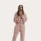 Custom Women Hoodies Pullovers|High Quality Cotton Women Winter Jacket Stand Collar Running Fitness