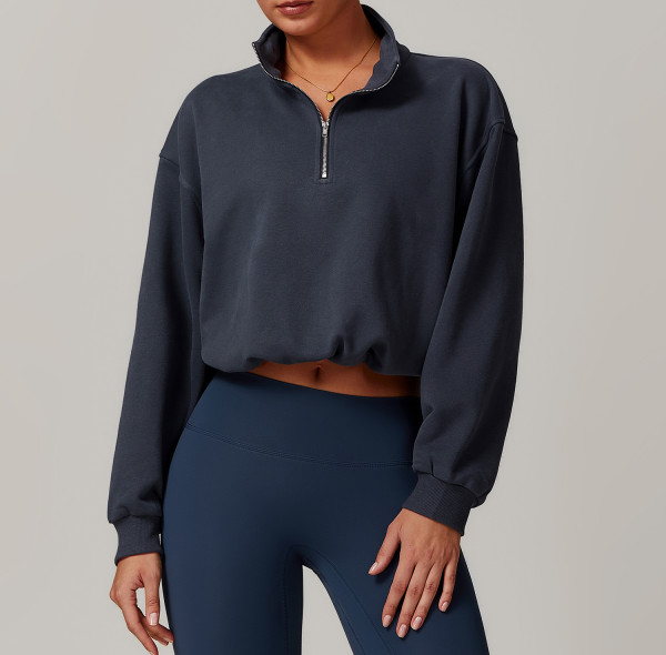 Custom Women Crop Jackets| High Quality Cotton Clothing Blank Tracksuit Manufacturer Cropped Jacket