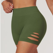 Custom Gym Yoga Shorts |High Quality High Waist Stretchy Women's Black Gym Yoga Shorts Fitness