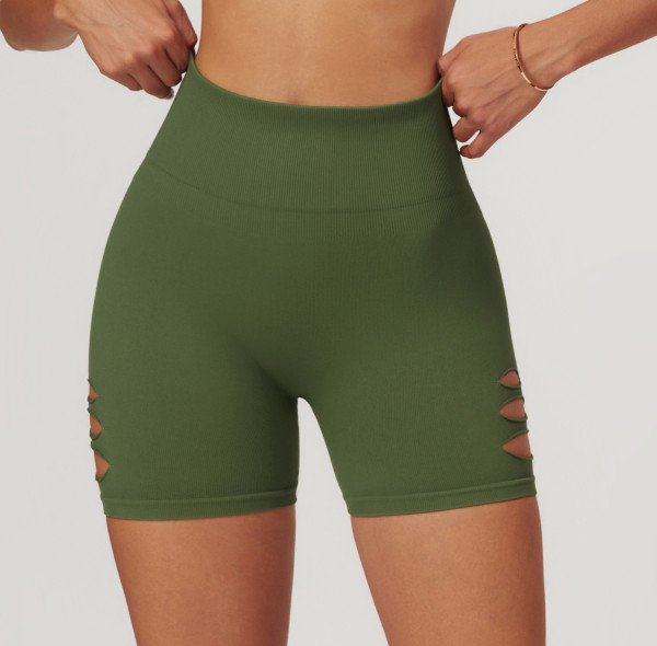 Custom Gym Yoga Shorts |High Quality High Waist Stretchy Women's Black Gym Yoga Shorts Fitness