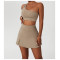 Custom female tennis wear |  Wholesale Custom Logo Short Active Wear Set For Women Tennis Wear