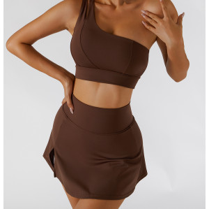 Custom female tennis wear |  Wholesale Custom Logo Short Active Wear Set For Women Tennis Wear