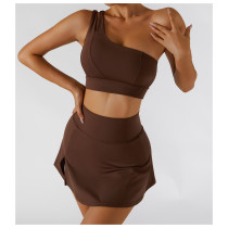 Custom female tennis wear |  Wholesale Custom Logo Short Active Wear Set For Women Tennis Wear