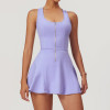 Custom One Piece Tennis Wear |  Custom Skirts Nylon Spandex One Piece Tennis Wear Sexy Lawn Tennis