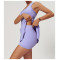Custom One Piece Tennis Wear |  Custom Skirts Nylon Spandex One Piece Tennis Wear Sexy Lawn Tennis