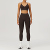 Custom Yoga Gym Legging  |Seamless Yoga Gym Set Back Bra High Waist Fitness Shorts Sportswear