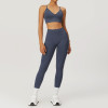Custom Yoga Gym Legging  |Seamless Yoga Gym Set Back Bra High Waist Fitness Shorts Sportswear