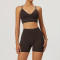 Custom yoga sport shorts  | Active Quick-Drying Seamless Backless Workout Short Legging Yoga Suit