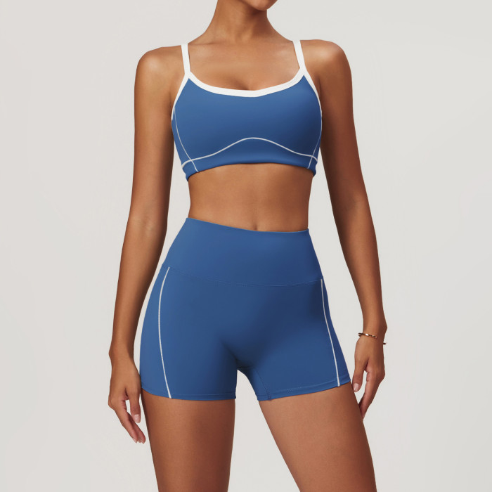 Custom Fitness Yoga Shorts Bra | Custom Private Label Butt Women's Luxury Gym Yoga Short Leggings