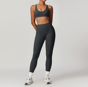 Custom Cross Back Sports Bra|New Design Trainer Corset Fitness Leggings Pants Running Sports Bra