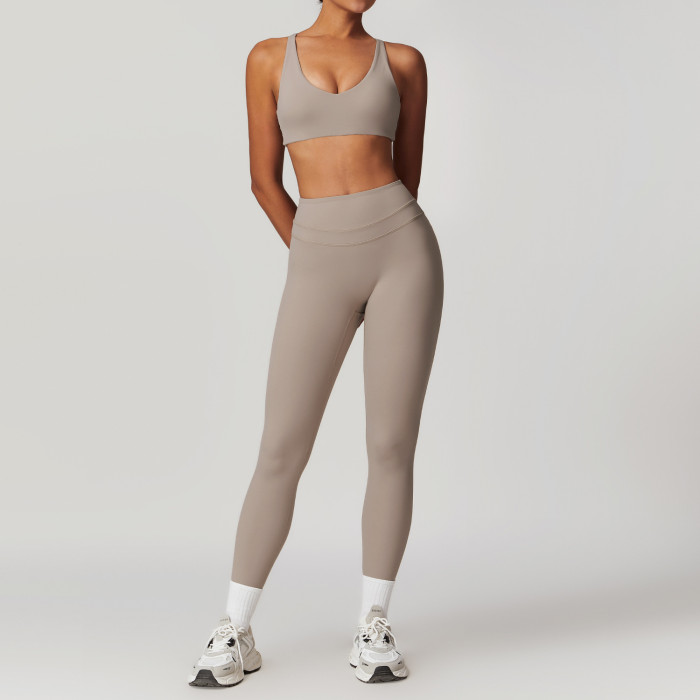 Custom Cross Back Sports Bra|New Design Trainer Corset Fitness Leggings Pants Running Sports Bra