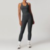 Custom Wholesale Yoga Sets|New Style Yoga Sets Tank Top Women Yoga Leggings For High Waist Leggings