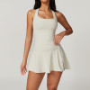 Custom Woman Tennis Skirt| Wholesale Fitness Camisole Tank Top Women Golf Tennis Skirts Sportswear