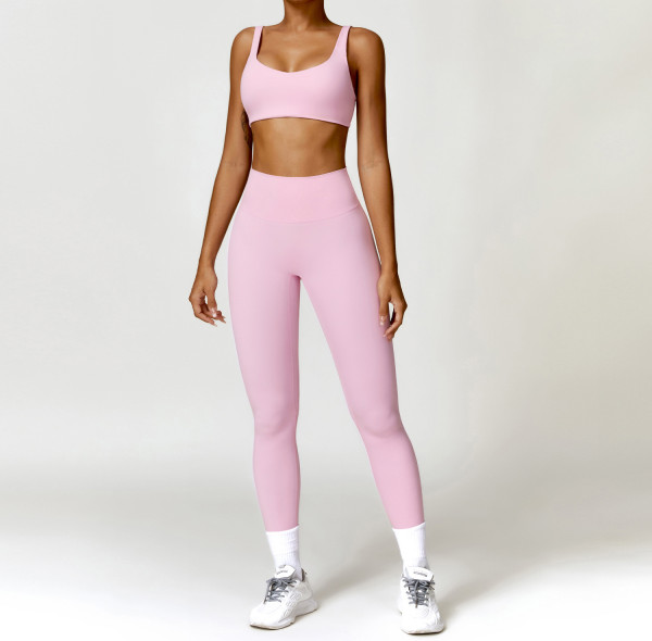 Custom Yoga crop Sports Bra | Tight Yoga Suit High Waist Speed Dry Seamless Yoga Leggings Suit
