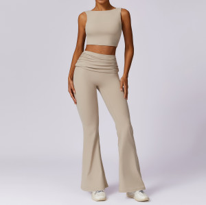Custom High Quality Tank Top | Sleeveless Fitness Wear Trousers Tank TopGym Trousers For Women