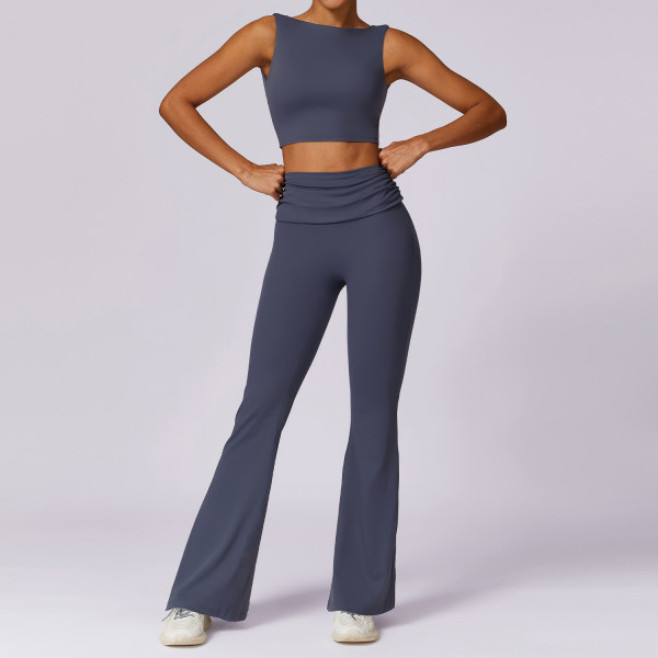Custom High Quality Tank Top | Sleeveless Fitness Wear Trousers Tank TopGym Trousers For Women