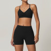 Custom  Yoga Biker Shorts | High Waist Workout Yoga Shorts Seamless Sexy Woman Fitness Sports Bra