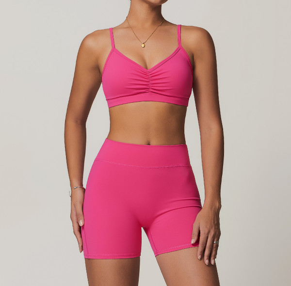 Custom  Yoga Biker Shorts | High Waist Workout Yoga Shorts Seamless Sexy Woman Fitness Sports Bra