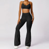 Custom women pants and bra | Fitness Yoga Wear Set Women Yoga Legging Sexy Girl Sexy Big Sport Bra