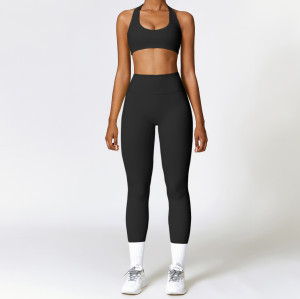 Custom Breathable Yoga Pants | Wholesale Custom Logo Yoga Pants Set Women Legging Yoga Fitness